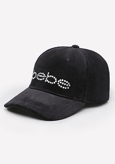 Logo Velour Baseball Cap