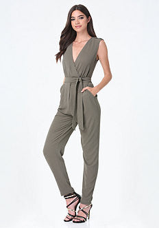 Petite Wrap Jumpsuit