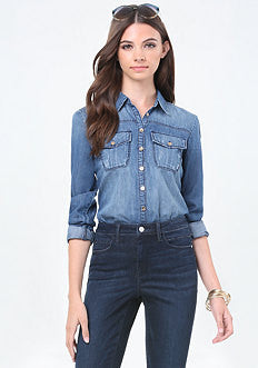 Denim Utility Shirt