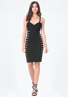 Side Cutout Bandage Dress