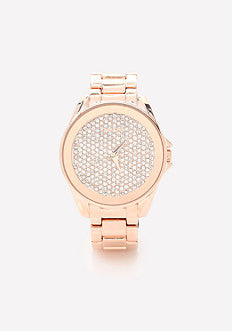 Crystal Face Oversize Watch