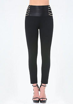 High Chain Waist Leggings