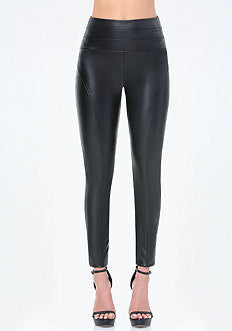 Faux Leather High Leggings