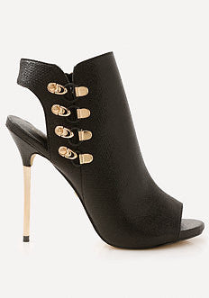 Evinn Open Toe Booties