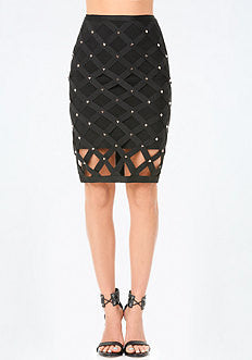 Studded Cage Skirt