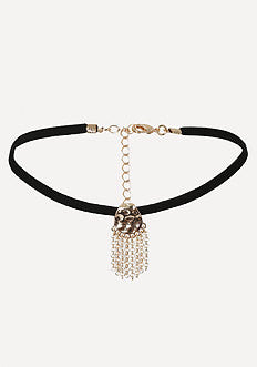 Fringe Accent Choker